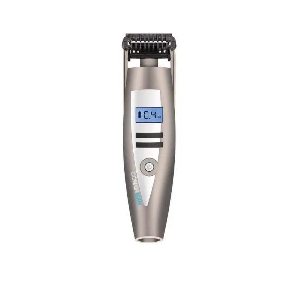 ConairMAN Beard Trimmer for Men, for Face and Mustache, Wet/Dry Beard and Stubble Trimmer, Flex Contouring Head with 15 Precise Settings and Premium Etched Blades, Cord/Cordless