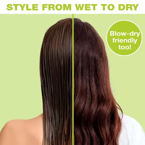 The Knot Dr. for Conair Hair Brush, Wet and Dry Detangler with Storage Case, Removes Knots and Tangles, For All Hair Types, Green