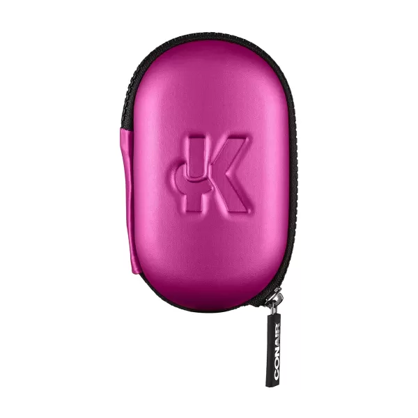 The Knot Dr. for Conair Hair Brush, Wet and Dry Detangler with Storage Case, Removes Knots and Tangles, For All Hair Types, Green