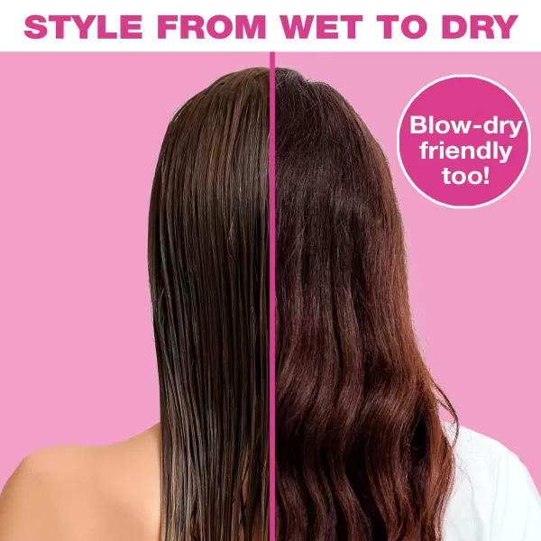 The Knot Dr. for Conair Hair Brush, Wet and Dry Detangler with Storage Case, Removes Knots and Tangles, For All Hair Types, Green