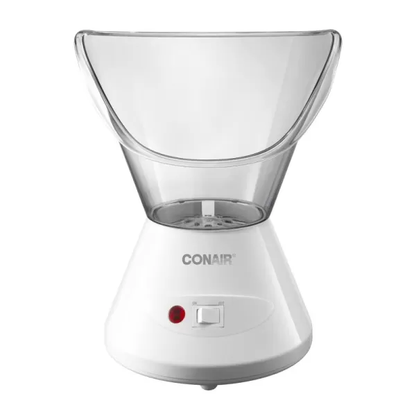 True Glow by Conair Gentle Mist Moisturizing Facial Steamer with Cleansing Brush