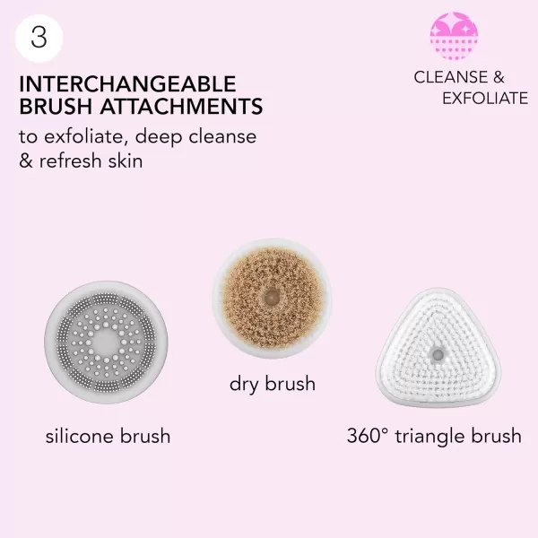 skn by conair Jade Vibrating Face Roller Kit with 4 Attachments Including Gua Sha, Refresh - Revive - Treat Your Skin To Complete Contouring for a Spa-Like Indulgence