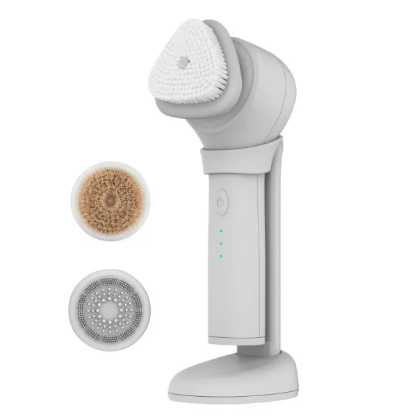 skn by conair Jade Vibrating Face Roller Kit with 4 Attachments Including Gua Sha, Refresh - Revive - Treat Your Skin To Complete Contouring for a Spa-Like Indulgence