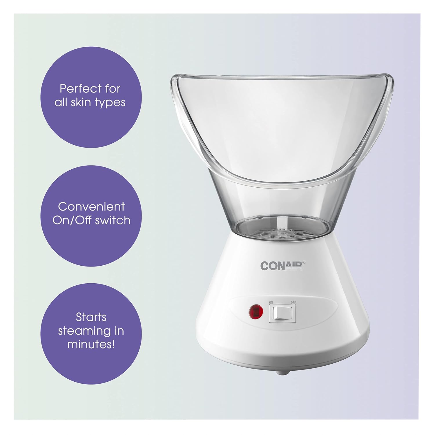 Conair True Glow Moisturizing Mist Facial Sauna System True Glow by Conair Warm Steam Moisturizing Mist Facial Sauna System