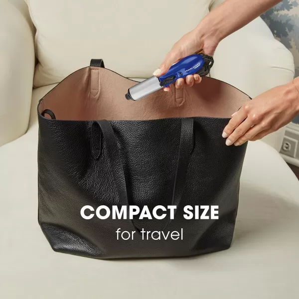 Conair Travel Hair Dryer, Mini Hair Dryer, 1200-Watt Ceramic Travel Blow Dryer in White by Travel Smart