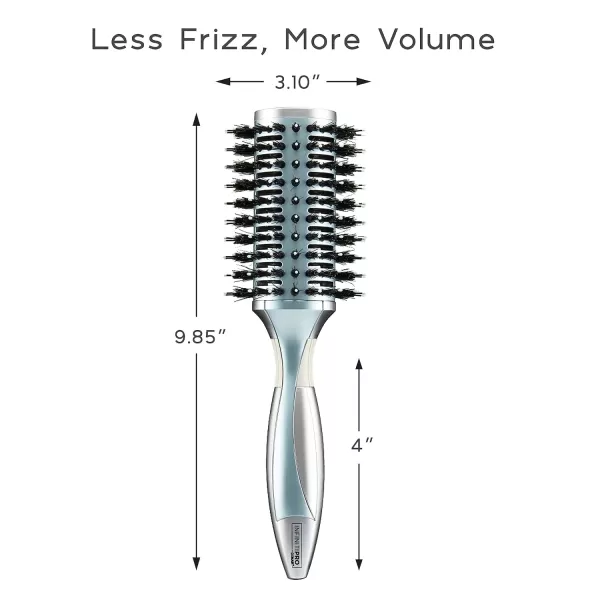 InfinitiPro by Conair Hairbrush, Paddle Brush, Brush For Thick Hair, Detangler Brush Helps Reduce Frizz and Add Volume, Smoothwrap Series in Icy Blue, Pack of 1)