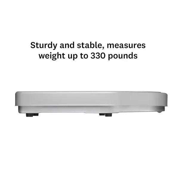 Thinner by Conair Scale for Body Weight, Digital Bathroom Scale with Body Fat, Muscle and BMI in Black