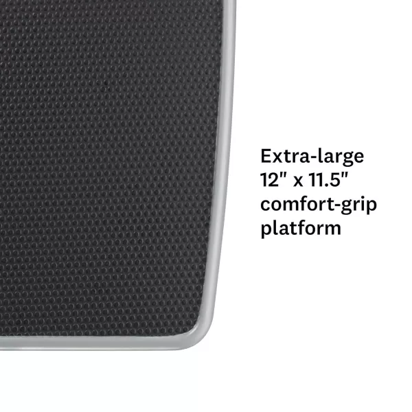 Thinner by Conair Scale for Body Weight, Digital Bathroom Scale with Body Fat, Muscle and BMI in Black