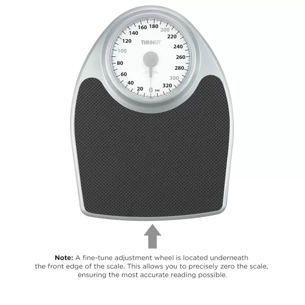 Thinner by Conair Scale for Body Weight, Digital Bathroom Scale with Body Fat, Muscle and BMI in Black