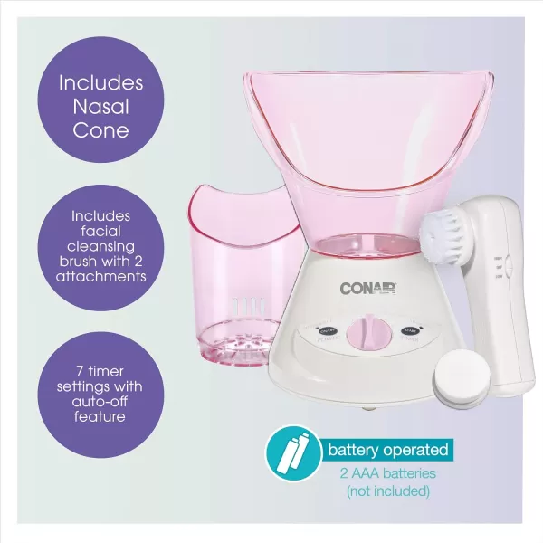 True Glow by Conair Warm Steam Moisturizing Mist Facial Sauna System