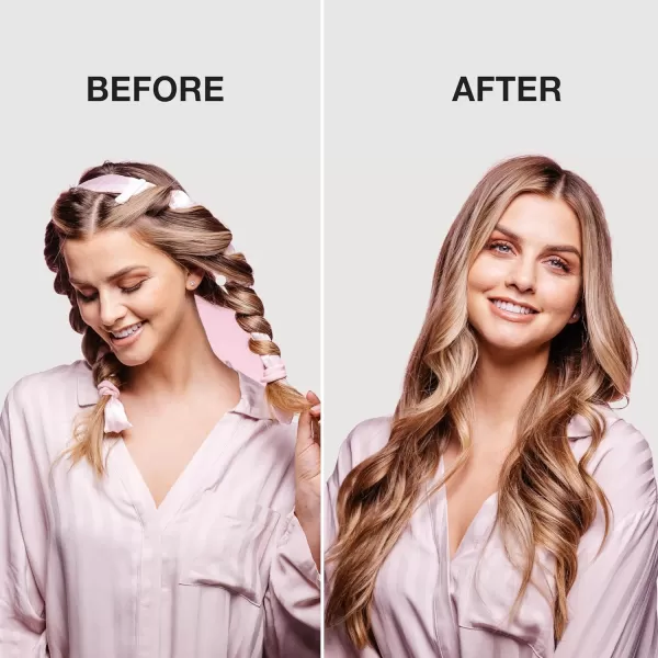 Conair Heatless Curls - Heatless Curls- heatless curls overnight - Heatless Rollers - Assorted sizes &amp; Colors - Pink, Gray &amp; Purple - 31 Count w/storage case