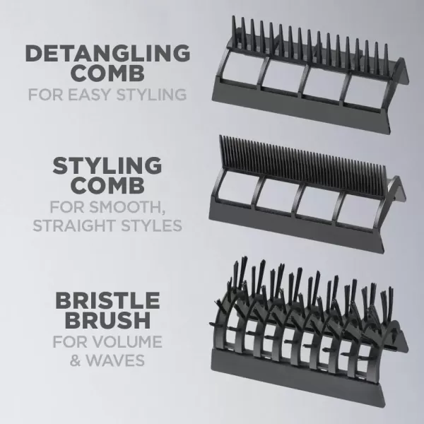 imageConair 3in1 Styling Hair Dryer 1875W Hair Dryer with Ionic Technology and 3 Attachments1875 Watts