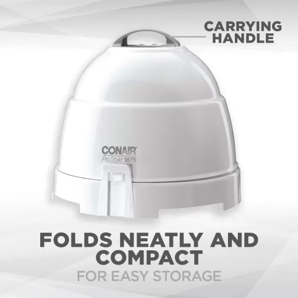 imageConair Bonnet Hair Dryer 1875W Pro Style Bonnet Ionic Hair DryerWhite