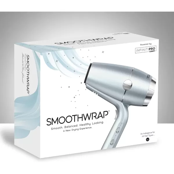 imageINFINITIPRO BY CONAIR SmoothWrap Hair Dryer with Diffuser  Blow Dryer for Less Frizz More Volume and Body  With Advanced Plasma and Ceramic Technology  Pink ChampagneMint