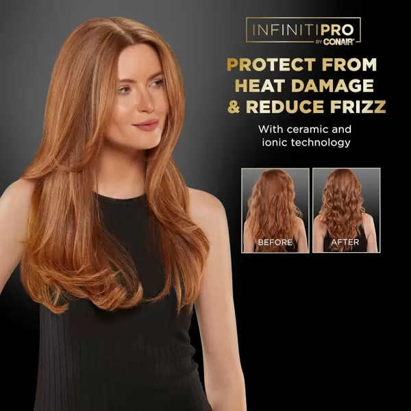 imageINFINITIPRO by CONAIR ArteBella Hair Dryer  Italian Performance Hair Dryer with Diffuser  Luxurious Experience and UltraFast Drying Power Hair Blow Dryer