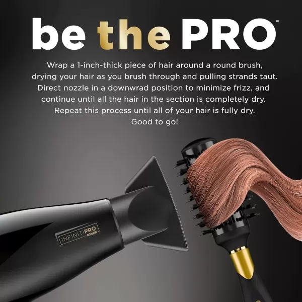 imageINFINITIPRO by CONAIR ArteBella Hair Dryer  Italian Performance Hair Dryer with Diffuser  Luxurious Experience and UltraFast Drying Power Hair Blow Dryer