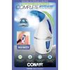 imageConair Travel Steamer for Clothes  Mini Garment Steamer Fabric Steamer in White by Travel Smart  Packable in Carry On Luggage  Dual VoltageWhite  Blue