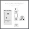 imageConair Universal Travel Adapter European Travel Plug Adapter with Surge Protection AllinOne Worldwide Travel AdapterVoltage Converter with Plug Adapters