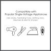 imageConair Universal Travel Adapter European Travel Plug Adapter with Surge Protection AllinOne Worldwide Travel AdapterVoltage Converter with Plug Adapters