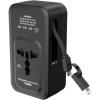 imageConair Universal Travel Adapter European Travel Plug Adapter with Surge Protection AllinOne Worldwide Travel AdapterAllInOne Adapter with USB C  Charging Cable