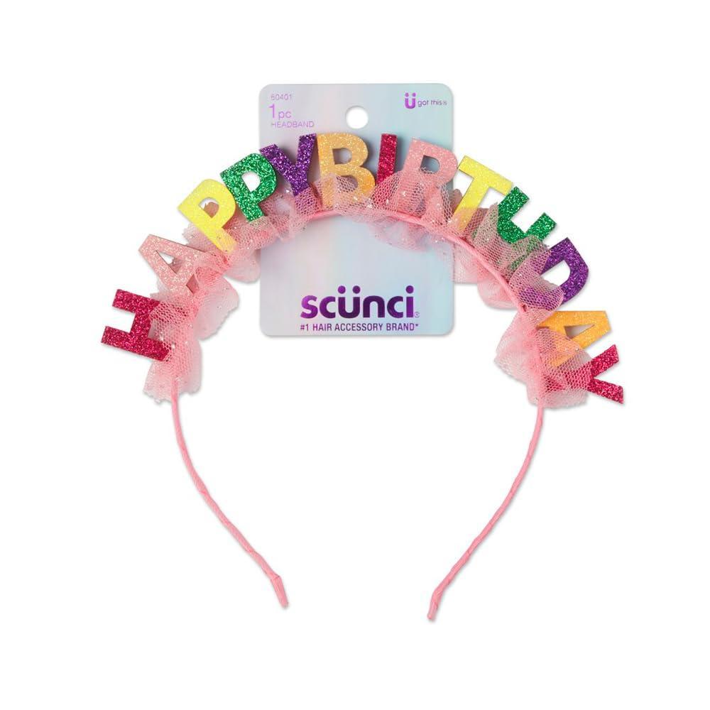 imageScunci by Conair Effortless Beauty Skinny headband plastic Headbands for Women and Men  hair accessories for women  Neutral Colors  4 CountBirthday