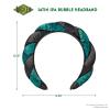 imageCONAIR Spa Headband  Black  Make up headband  Bubble headband  GRWM headband  Soft and absorbent  For washing face  Cute and comfortable for herElphaba Green