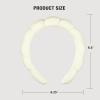 imageCONAIR Spa Headband  Black  Make up headband  Bubble headband  GRWM headband  Soft and absorbent  For washing face  Cute and comfortable for herIvory