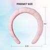 imageCONAIR Spa Headband  Black  Make up headband  Bubble headband  GRWM headband  Soft and absorbent  For washing face  Cute and comfortable for herPink
