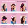 imageConair 2in1 Heat ampamp Heatless Hair Curler  HeatHeatless Curling Set Includes Satin Curling Ribbon Claw Clip 2 Scrunchies USB Cord and Satin Pouch