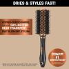 imageConair Copper Collection Round Hair Dryer Brush  Blow Out Styler for Voluminous LooksRound