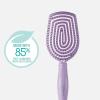 imageConair Detangling Hairbrush  Scalp Care Massager  Flexi Head Standard Hairbrush  For Curly Hair  Coral PinkPaddle