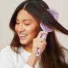 imageConair Detangling Hairbrush  Scalp Care Massager  Flexi Head Standard Hairbrush  For Curly Hair  Coral PinkPaddle