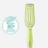 imageConair Detangling Hairbrush  Scalp Care Massager  Flexi Head Standard Hairbrush  For Curly Hair  Coral PinkSlim