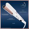 imageConair Double Ceramic Flat Iron 1inchWhite