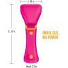 imageConair Handheld Garment Steamer for Clothes  Power Steam Small Size Big Power  Great for Home Office or Travel with Dual Voltage for Worldwide Use Mint GreenPink