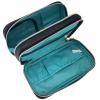 imageConair Makeup Bag  Travel Toiletry Bag  Cosmetic Bag  Toiletry Bag for Women  Double Zip Organizer  Pink Palm PrintBlack