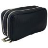 imageConair Makeup Bag  Travel Toiletry Bag  Cosmetic Bag  Toiletry Bag for Women  Double Zip Organizer  Pink Palm PrintBlack