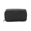 imageConair Makeup Bag  Travel Toiletry Bag  Cosmetic Bag  Toiletry Bag for Women  Double Zip Organizer  Pink Palm PrintBlack