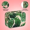 imageConair Makeup Bag  Travel Toiletry Bag  Cosmetic Bag  Toiletry Bag for Women  Double Zip Organizer  Pink Palm PrintPink Palm