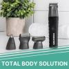 imageConair Men AllinOne Trimmer for Men  Nose Hair Beard Mustache Body Hair Trimmer  16 Piece Mens Grooming Kit for Manscaping Showerproof  RechargeableBlack