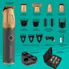 imageConair Men AllinOne Trimmer for Men  Nose Hair Beard Mustache Body Hair Trimmer  16 Piece Mens Grooming Kit for Manscaping Showerproof  RechargeableGrey
