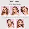 imageConair Satin Heatless Curls Set  Heatless curls overnight heatless curls headband  includes 1 Long Satin Roller 2 Ponytailers and 2 Clips