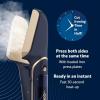 imageConair Steam Stylist  Press Iron ampamp Steamer  Great for Home Office or Travel  3in1 Steam Iron for Quick Wrinkle Removal  Dry CleanerQuality Creasing and Pressing Made EasyMidnight Blue
