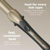 imageINFINITIPRO BY CONAIR Tourmaline Ceramic 1 14inch Curling Iron 1 14inch Digital Curling Iron 1  inch barrel produces loose curls  for use on medium and long hairDark Grey