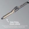 imageINFINITIPRO BY CONAIR Tourmaline Ceramic 1 14inch Curling Iron 1 14inch Digital Curling Iron 1  inch barrel produces loose curls  for use on medium and long hairDark Grey