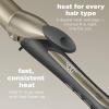 imageINFINITIPRO BY CONAIR Tourmaline Ceramic 1 14inch Curling Iron 1 14inch Digital Curling Iron 1  inch barrel produces loose curls  for use on medium and long hairDark Grey