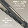 imageINFINITIPRO BY CONAIR Tourmaline Ceramic Flat Iron 1 14inch Digital Hair StraightenerDark Grey