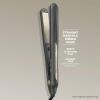 imageINFINITIPRO BY CONAIR Tourmaline Ceramic Flat Iron 1 14inch Digital Hair StraightenerDark Grey