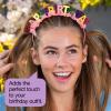 imageScunci by Conair Effortless Beauty Skinny headband plastic Headbands for Women and Men  hair accessories for women  Neutral Colors  4 CountBirthday