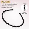 imageScunci by Conair Effortless Beauty Skinny headband plastic Headbands for Women and Men  hair accessories for women  Neutral Colors  4 CountBlack